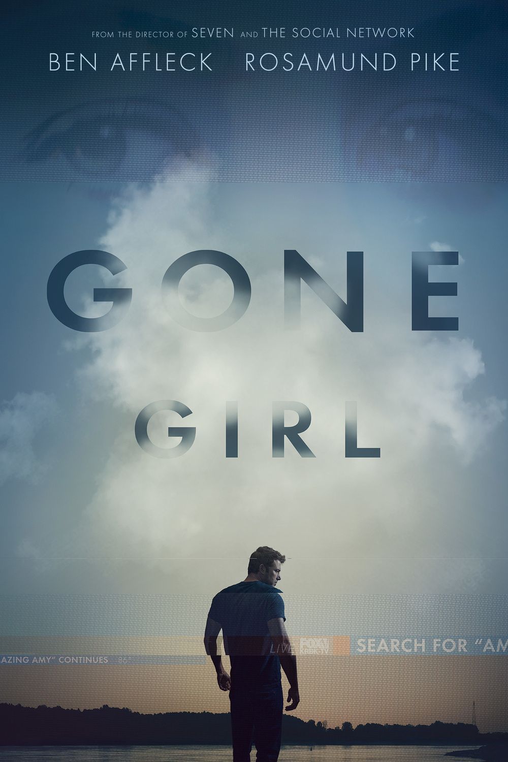 portada de la película perdida, gone girl,